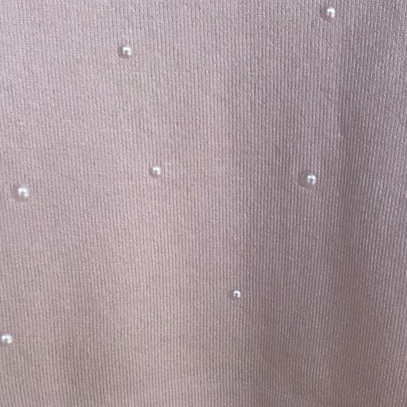Pretty in Pink Silk Blend Fine Knit Pearly Top - Picture 6 of 6